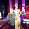 2017 Queen Drew Knotts w/ Lions Auxiliary President Jean Ann Davenport 
